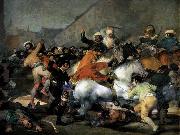 Francisco de goya y Lucientes The Second of May, 1808 oil painting on canvas